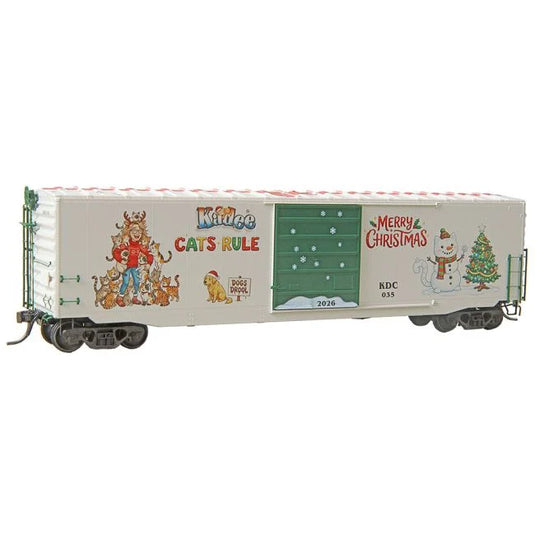 Kadee HO – 50' PS-1 Boxcar – Dogs & Cats 2026 Christmas Car (KDC
