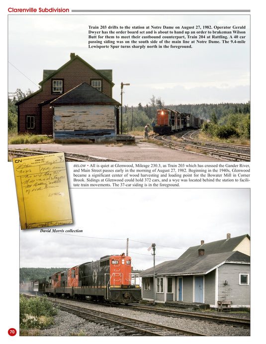 Morning Sun Books - Trackside in Newfoundland - With Bill Linley - Hardcover 128 Pages All Color