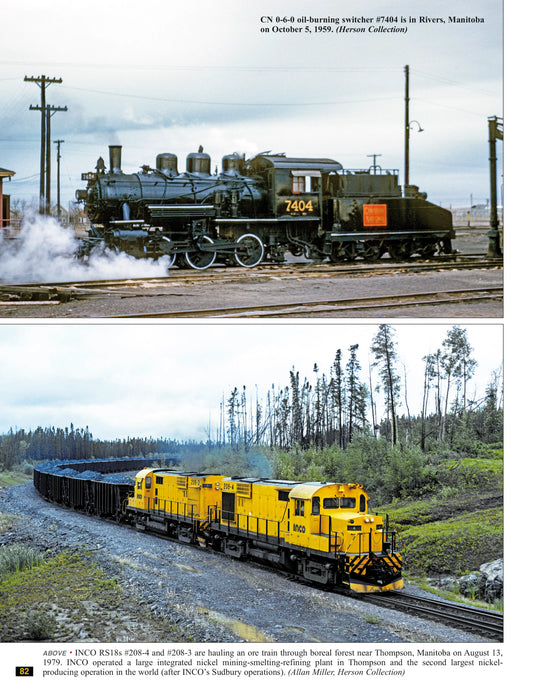 Morning Sun Books - Trackside Around Canada with Matthew Herson - Hardcover 128 Pages All Color