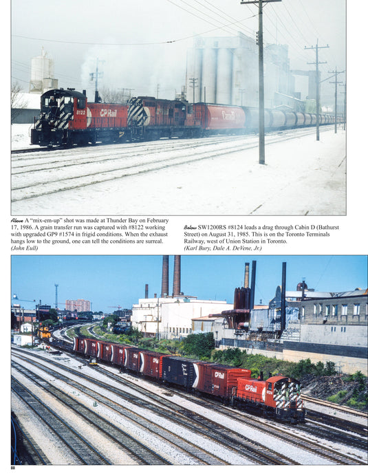 Morning Sun Books - Canadian Pacific Power In Color Vol.1 Switchers - Hardcover 128 Pages All Color