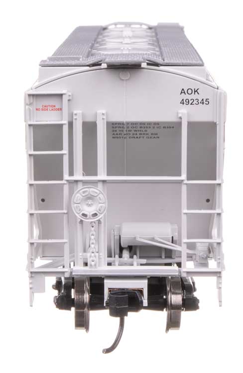 Walthers Mainline HO 39' Trinity 3281 2-Bay Covered Hopper - AOK (Arkansas-Oklahoma Railroad)