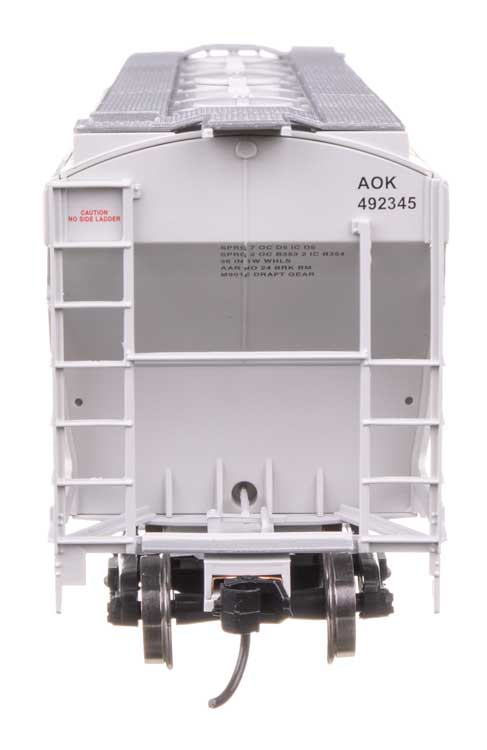 Walthers Mainline HO 39' Trinity 3281 2-Bay Covered Hopper - AOK (Arkansas-Oklahoma Railroad)