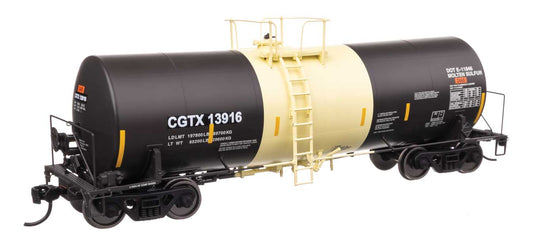 Walthers Proto HO 40' Trinity 14,000-Gallon Molten Sulfur Tank Car - CGTX