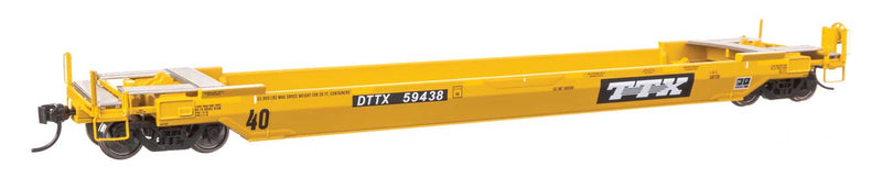 Chargez l'image dans la visionneuse de la galerie, Walthers Proto HO Gunderson Rebuilt All-Purpose 40' Well Car - DTTX (Old Logo)
