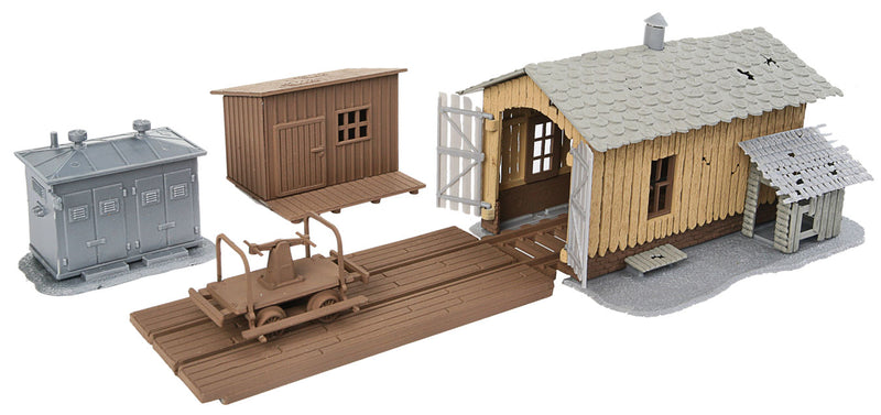 Chargez l&#39;image dans la visionneuse de la galerie, Walthers Trainline HO Trackside Tool Buildings - Kit
