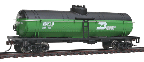 Walthers Trainline HO Tank Car BN Green & Black