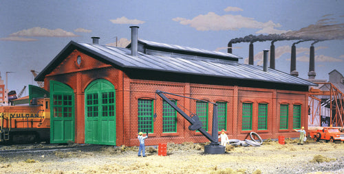 Walthers Cornerstone HO 2-Stall Enginehouse - Kit