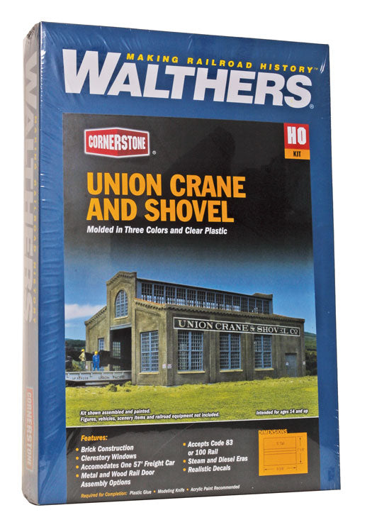 Walthers Cornerstone HO Union Crane and Shovel - Kit