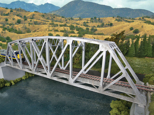 Walthers Cornerstone HO Arched Pratt Truss Railroad Bridge - Single-Track - Kit