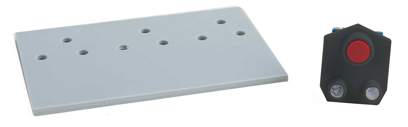 Walthers Controls Dual Color LED Fascia Turnout Controller - Walthers ...