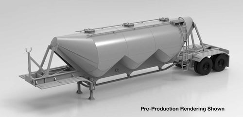 Walthers Cornerstone HO Dry Bulk Semi Trailer - Undecorated