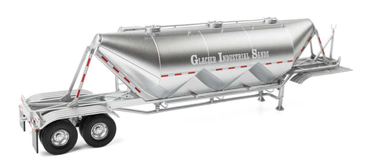 Walthers Cornerstone HO Dry Bulk Semi Trailer - Glacier Sands