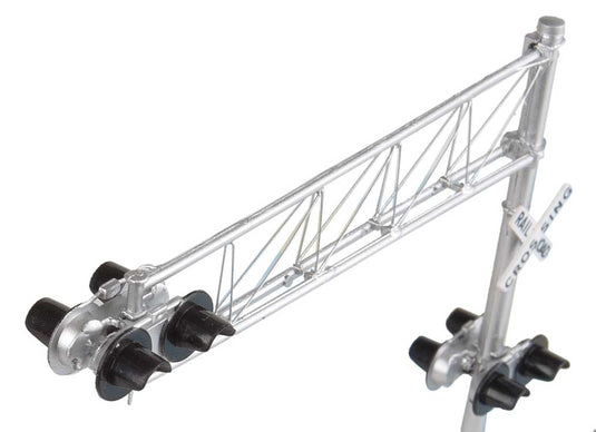Walthers SceneMaster HO Post-1960s Cantilever Grade Crossing Signal - Single-Lane