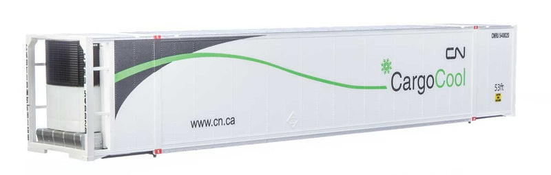 Load image into Gallery viewer, Walthers SceneMaster HO conteneur frigorifique 53 pi – Canadian National (949-8702)

