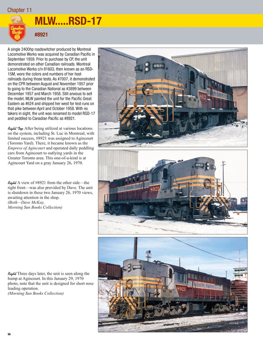 Morning Sun Books - Canadian Pacific Power In Color Vol.2 First Generation Roadswitcher - Hardcover 128 Pages All Color