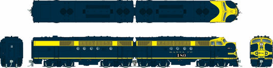 Rapido HO EMD FT A+B Santa Fe (marchandises, grand écusson)