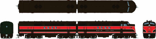 Rapido HO EMD FT A+B Rock Island (rouge et noir)