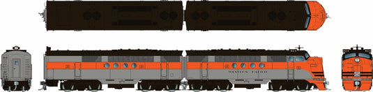 Rapido HO EMD FT A+B Western Pacific (livrée Zephyr)