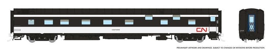 Rapido Trains HO Duplex Sleeper: CN - Wet Noodle Scheme