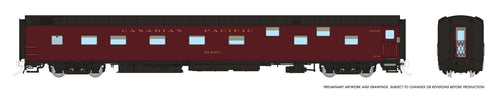 Rapido Trains HO Duplex Sleeper: CP - Royal Canadian Pacific: #110 H.B. Bowen