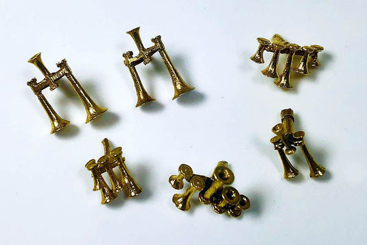 Rapido Bits HO Assortiment de flûtes en laiton 6pcs.