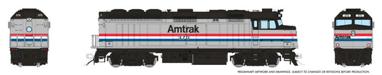 Rapido HO F40PH Amtrak Phase III feux de fossé