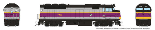 Rapido HO F40PH MBTA livrée d'origine