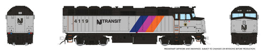 Rapido HO F40PH-2CAT NJ Transit