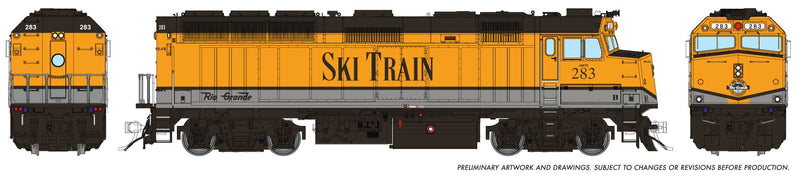 Chargez l'image dans la visionneuse de la galerie, Rapido Trains HO – EMD F40PH Ski Train de Denver nº 283
