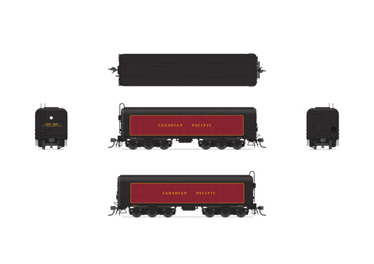 Broadway Limited HO – Tender auxiliaire à eau DLMX 4219 – Canadien Pacifique