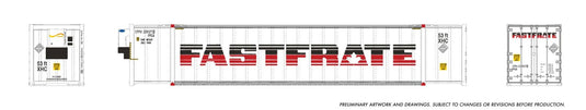 Rapido Trains HO – Conteneur high-cube 53 pi (lot de 2) : FastFrate