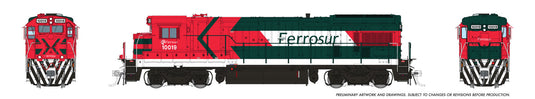Rapido HO GE B23-7 Ferrosur (rouge et vert)