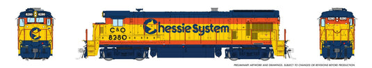 Rapido HO GE B30-7 Chessie System (sous-lettrage C&O)