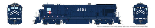 Rapido HO GE B30-7A Missouri Pacific (livrée bleue)
