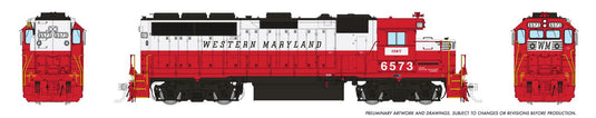 Rapido Trains HO EMD GP40 (DC/DCC/Sound): CSX - WM Patch