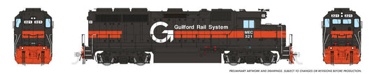 Rapido Trains HO EMD GP40 (DC/DCC/Sound): Guilford - MEC