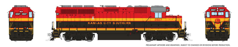 Chargez l'image dans la visionneuse de la galerie, Rapido Trains HO EMD GP40 (DC/DCC/Sound): Kansas City Southern
