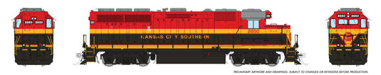 Rapido Trains HO EMD GP40 (DC/DCC/Sound): Kansas City Southern