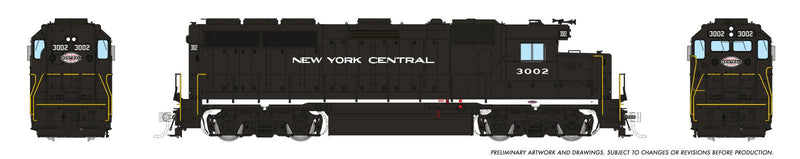 Chargez l'image dans la visionneuse de la galerie, Rapido Trains HO EMD GP40 (DC/DCC/Sound): New York Central
