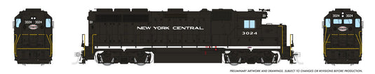 Rapido Trains HO EMD GP40 (DC/DCC/Sound): New York Central