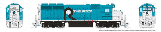 Rapido Trains HO EMD GP40 (DC/DCC/Sound): Rock Island