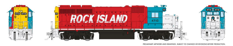 Chargez l'image dans la visionneuse de la galerie, Rapido Trains HO EMD GP40 (DC/DCC/Sound): Rock Island

