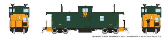 Rapido Trains HO PGE/BC Rail Squamish Caboose - Pacific Great Eastern - Original