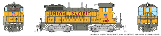 Rapido HO EMD SW10 Union Pacific (livrée hâtive, grand écusson de cabine)