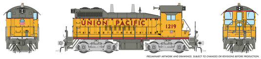 Rapido HO EMD SW10 Union Pacific (livrée tardive, petit écusson de cabine)