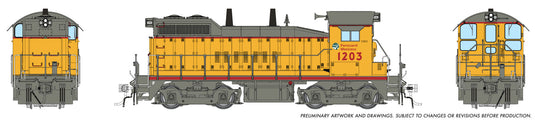 Rapido HO EMD SW10 Ferromex (Armour Yellow)