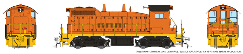 Chargez l'image dans la visionneuse de la galerie, Rapido HO EMD SW10 Industrielle sans lettrage – Orange (1106530)
