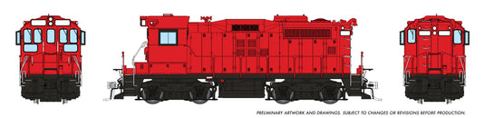 Rapido HO SW1200RSm « Sweep » Industrielle sans lettrage – Rouge (1108521)