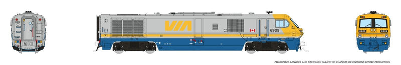 Load image into Gallery viewer, Rapido Trains HO LRC Locomotive (DC/DCC/Sound): VIA Rail
