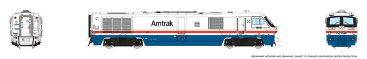 Rapido Trains HO LRC Locomotive (DC/DCC/Sound): Amtrak